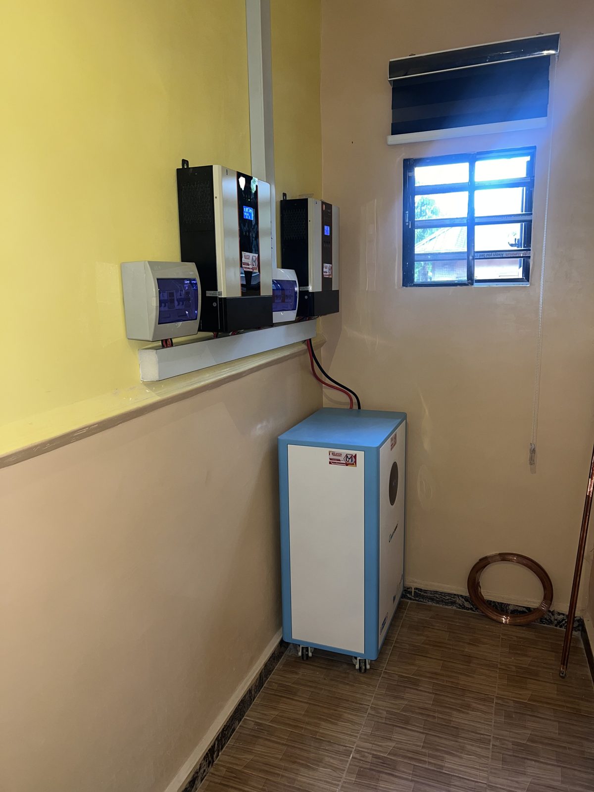 Dual inverter residential installation, Nigeria