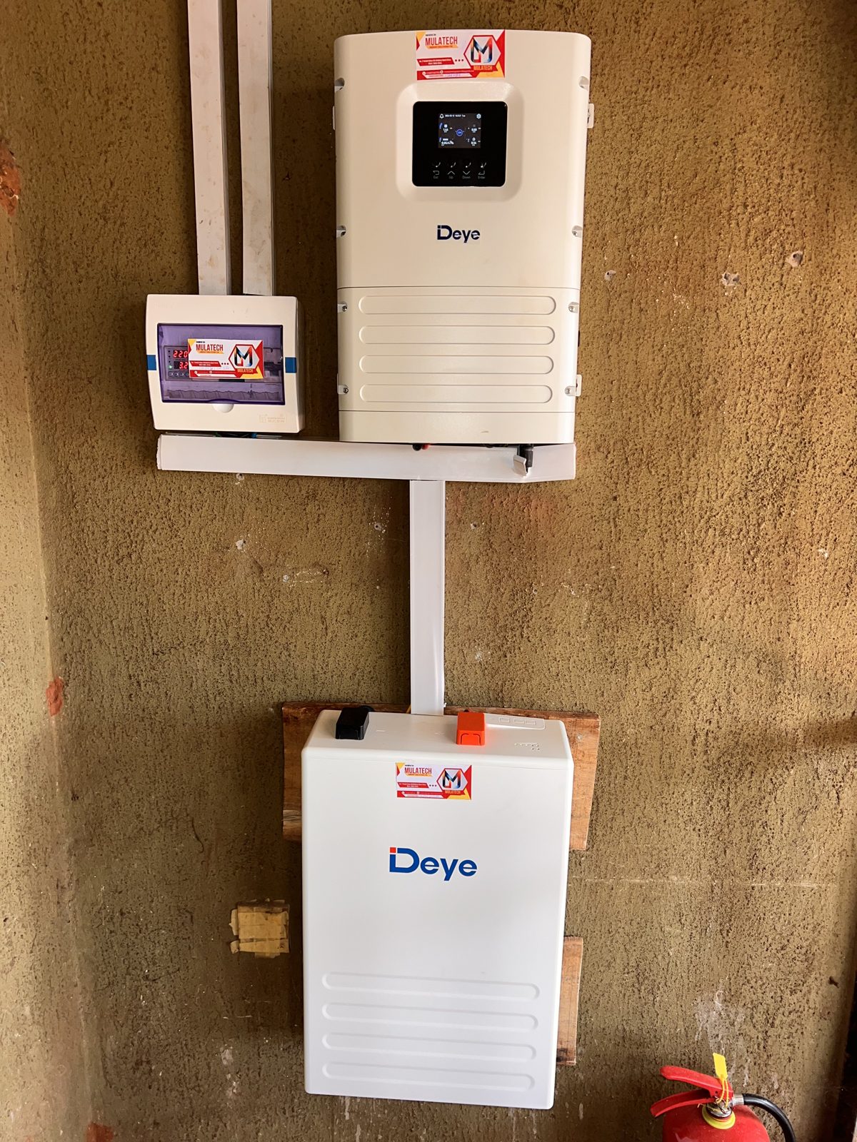 Deye inverter and lithium battery installation, Nigeria