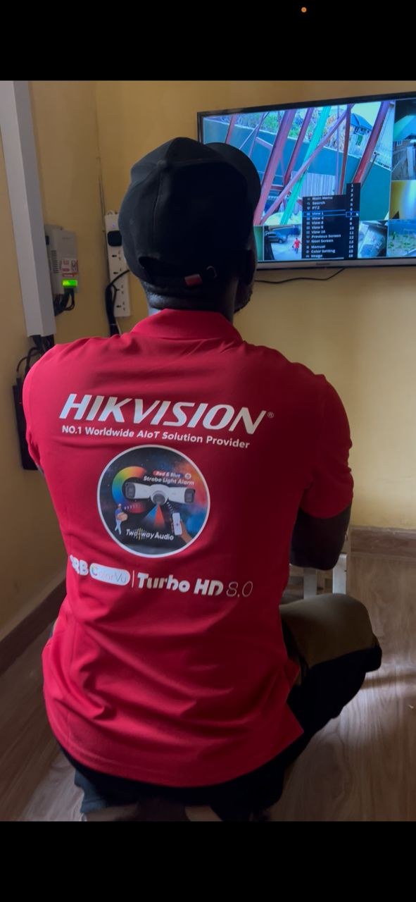 Hikvision CCTV setup and testing, Nigeria