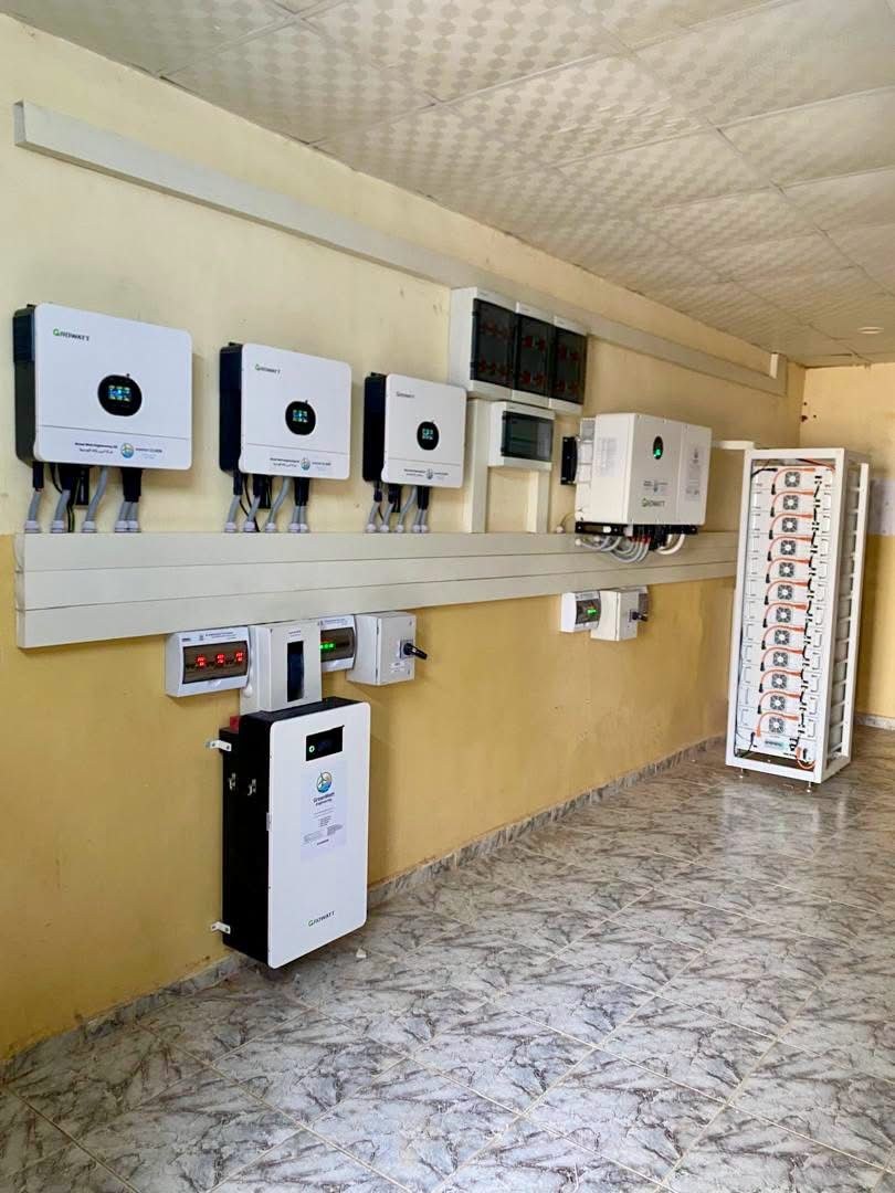 Commercial multi-inverter solar installation, Nigeria