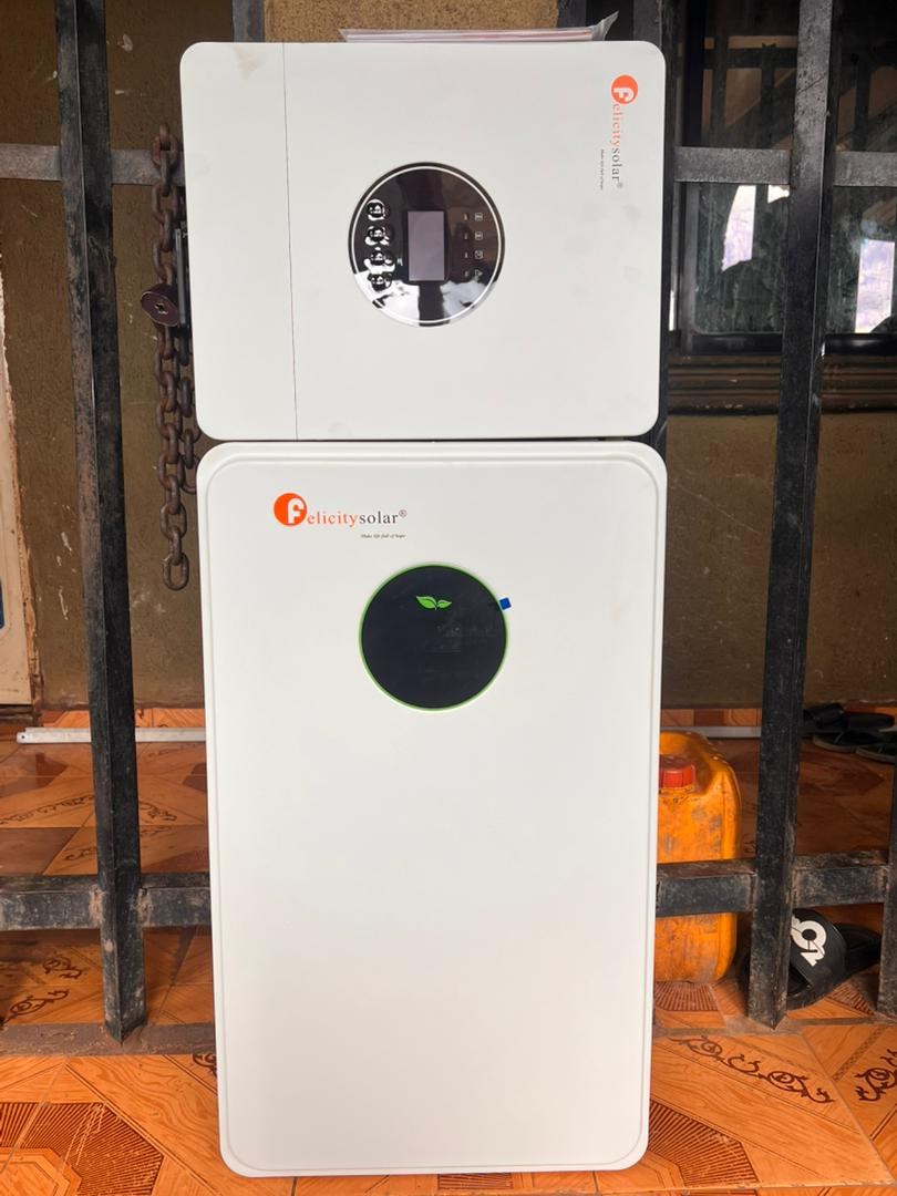 Felicity inverter and lithium battery system, Nigeria