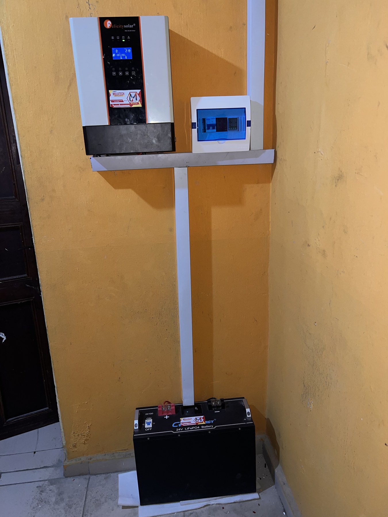 Compact Felicity inverter and battery backup, Nigeria